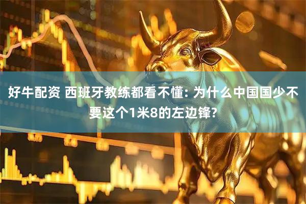 好牛配资 西班牙教练都看不懂: 为什么中国国少不要这个1米8的左边锋?